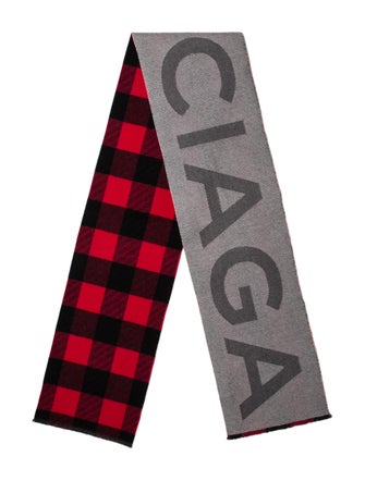 Balenciaga Wool Printed Scarf