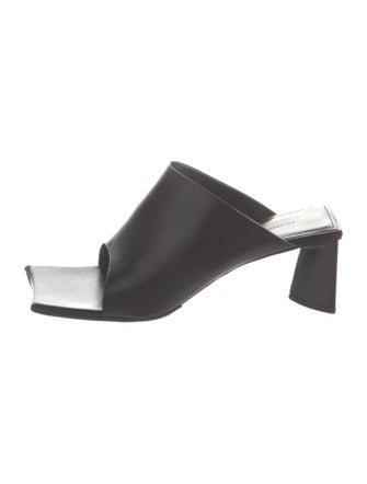 Balenciaga Leather Slides