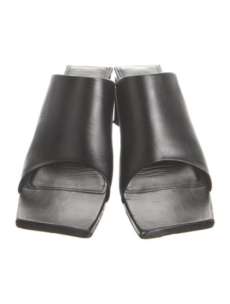 Balenciaga Leather Slides