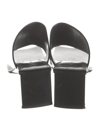 Balenciaga Leather Slides