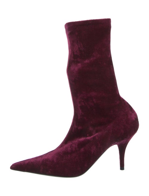 Balenciaga Velvet Sock Boots