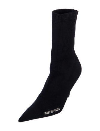 Balenciaga Signature Logo Sock Boots