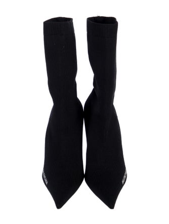 Balenciaga Signature Logo Sock Boots