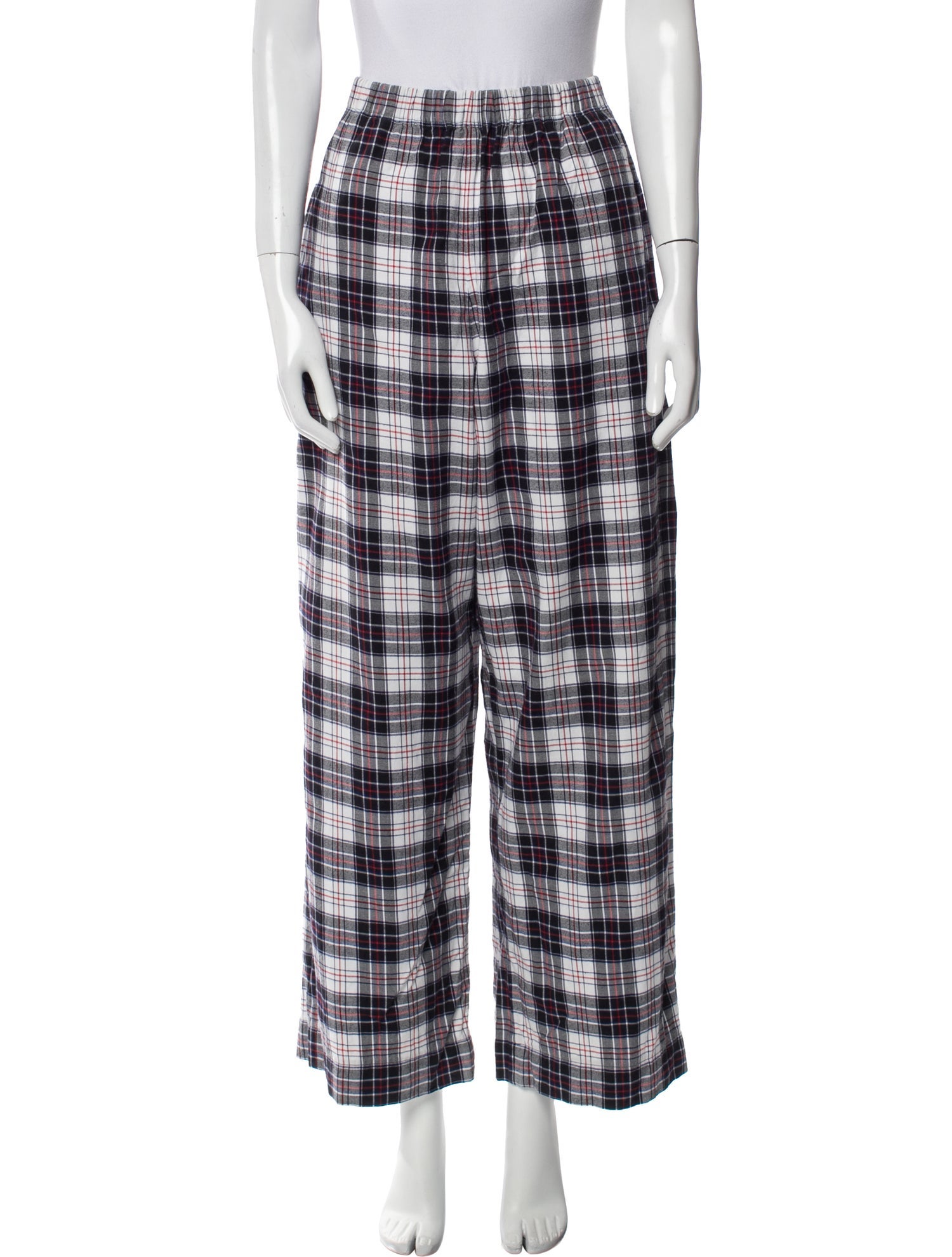 Balenciaga 2018 Plaid Print Pajamas