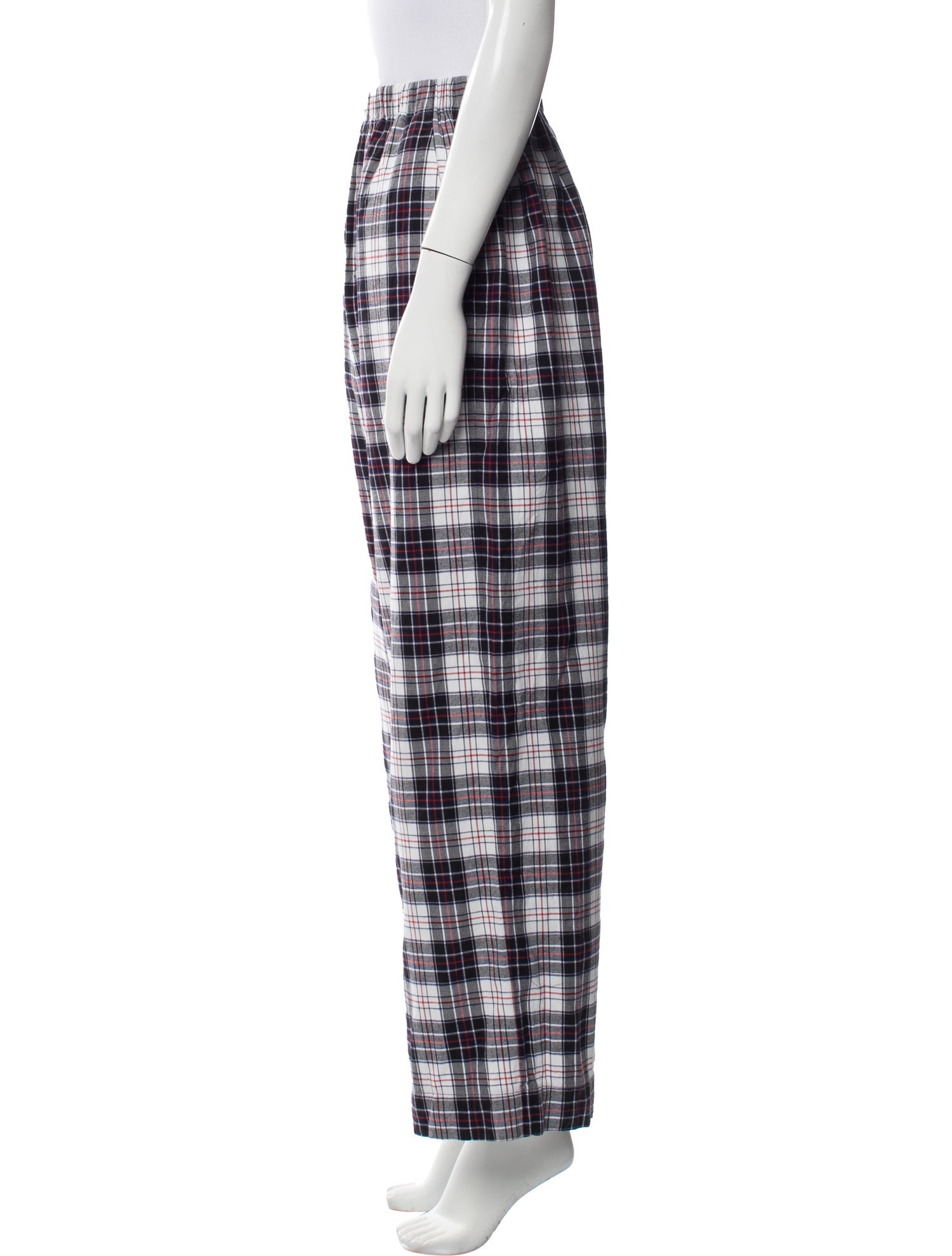 Balenciaga 2018 Plaid Print Pajamas