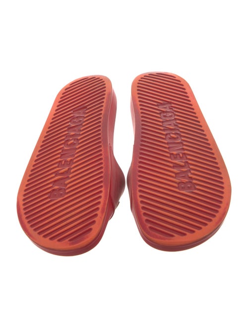Balenciaga Rubber Graphic Print Slides