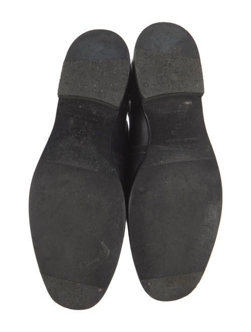 Balenciaga Leather Colorblock Pattern Chelsea Boots