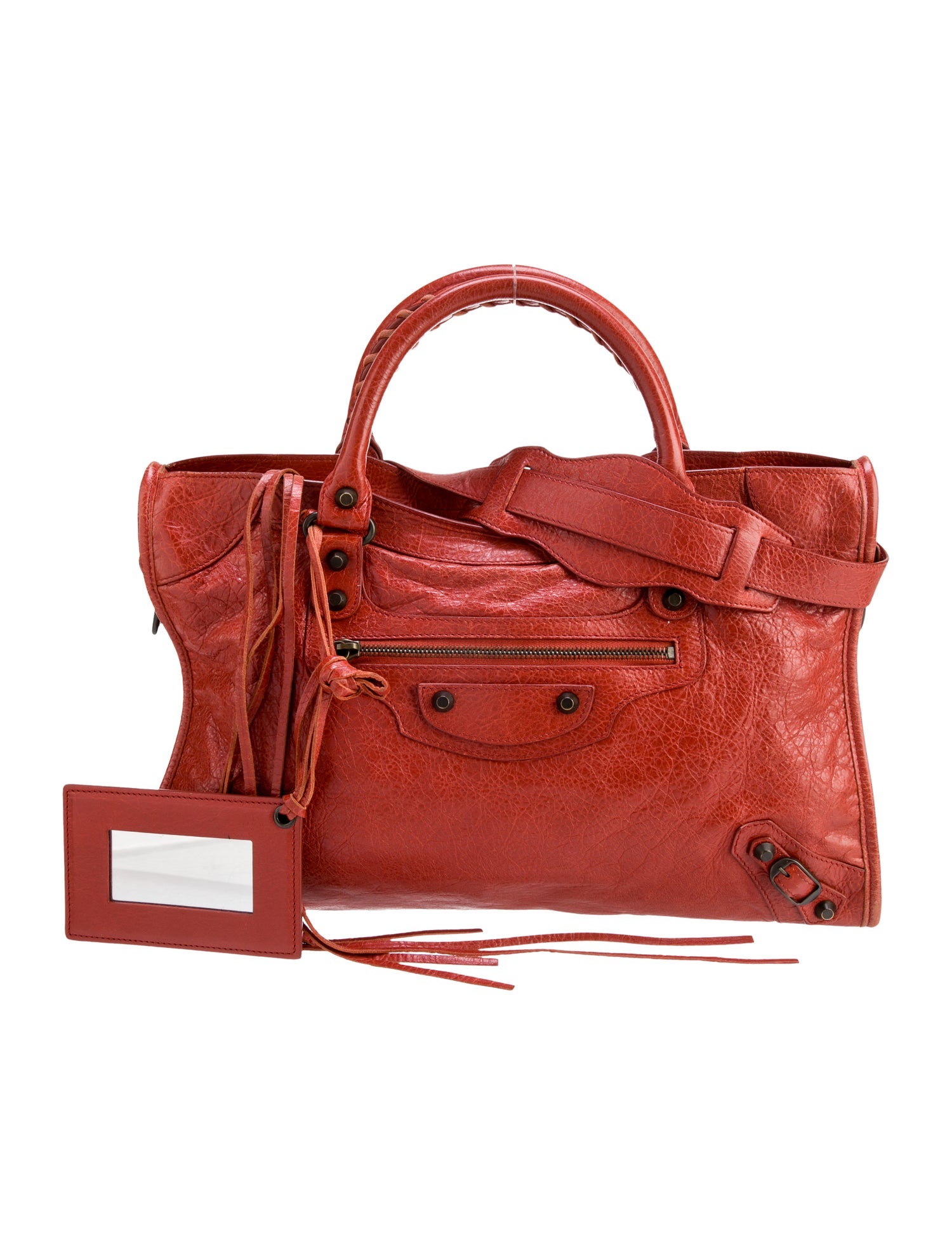 Balenciaga Leather Motocross Classic City