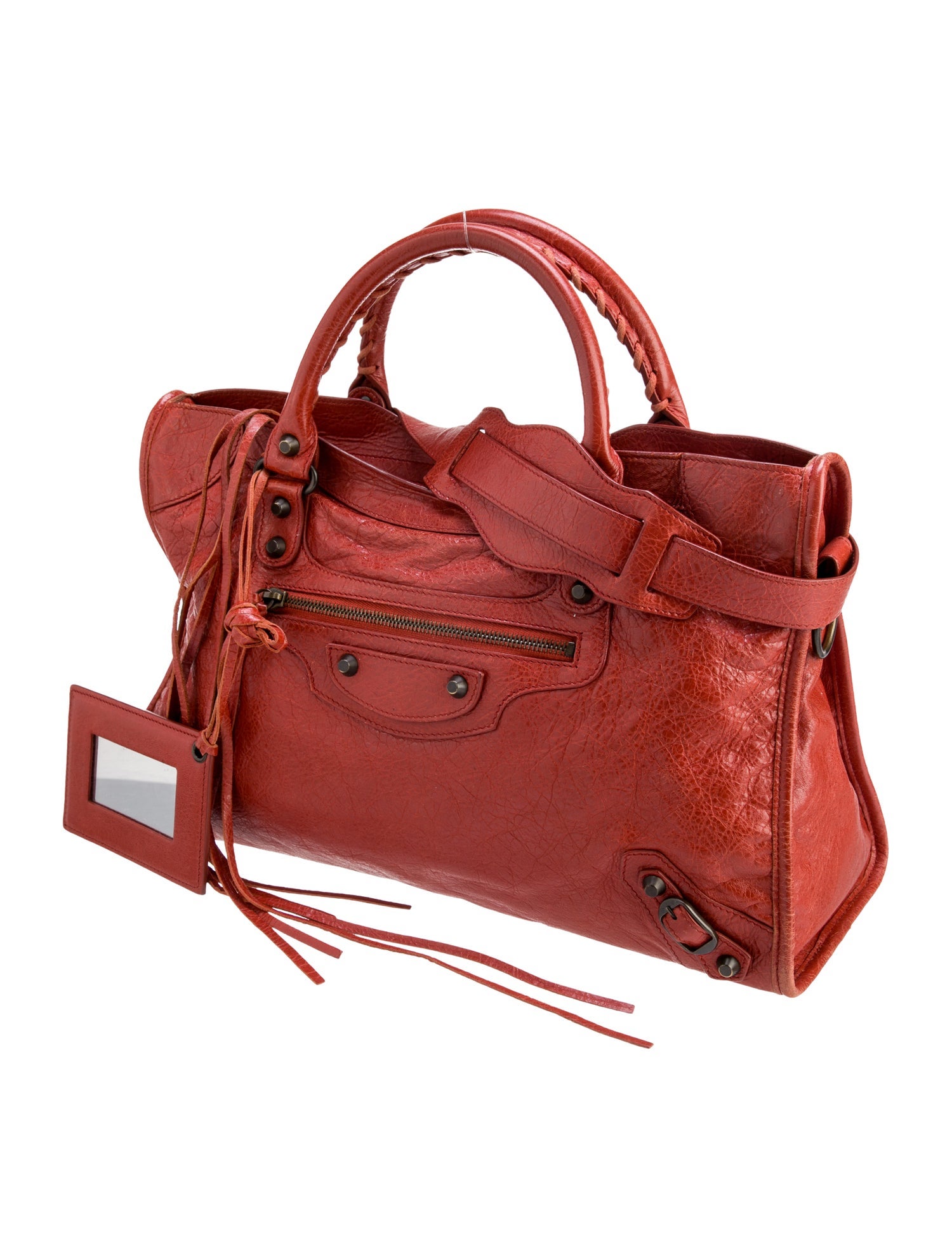 Balenciaga Leather Motocross Classic City