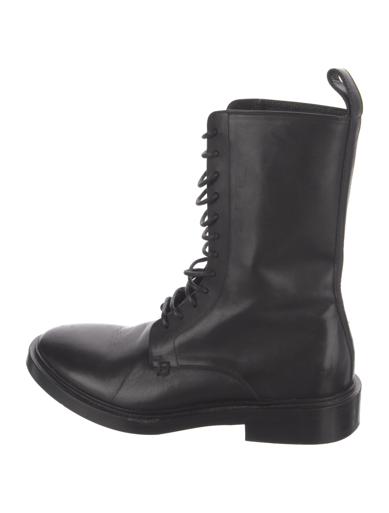Balenciaga Leather Combat Boots