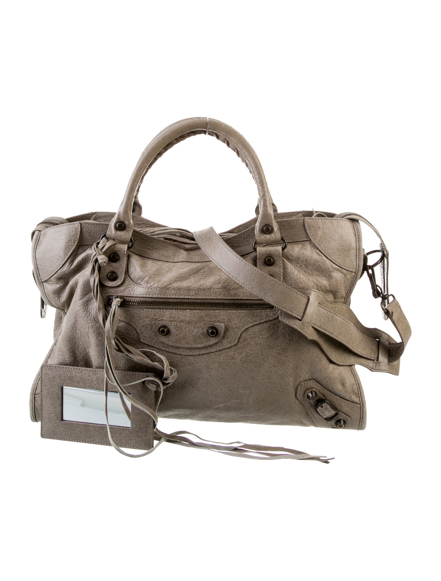 Balenciaga Motocross Classic Bridge Bag - Black Totes