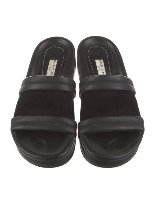 Balenciaga Leather Slides
