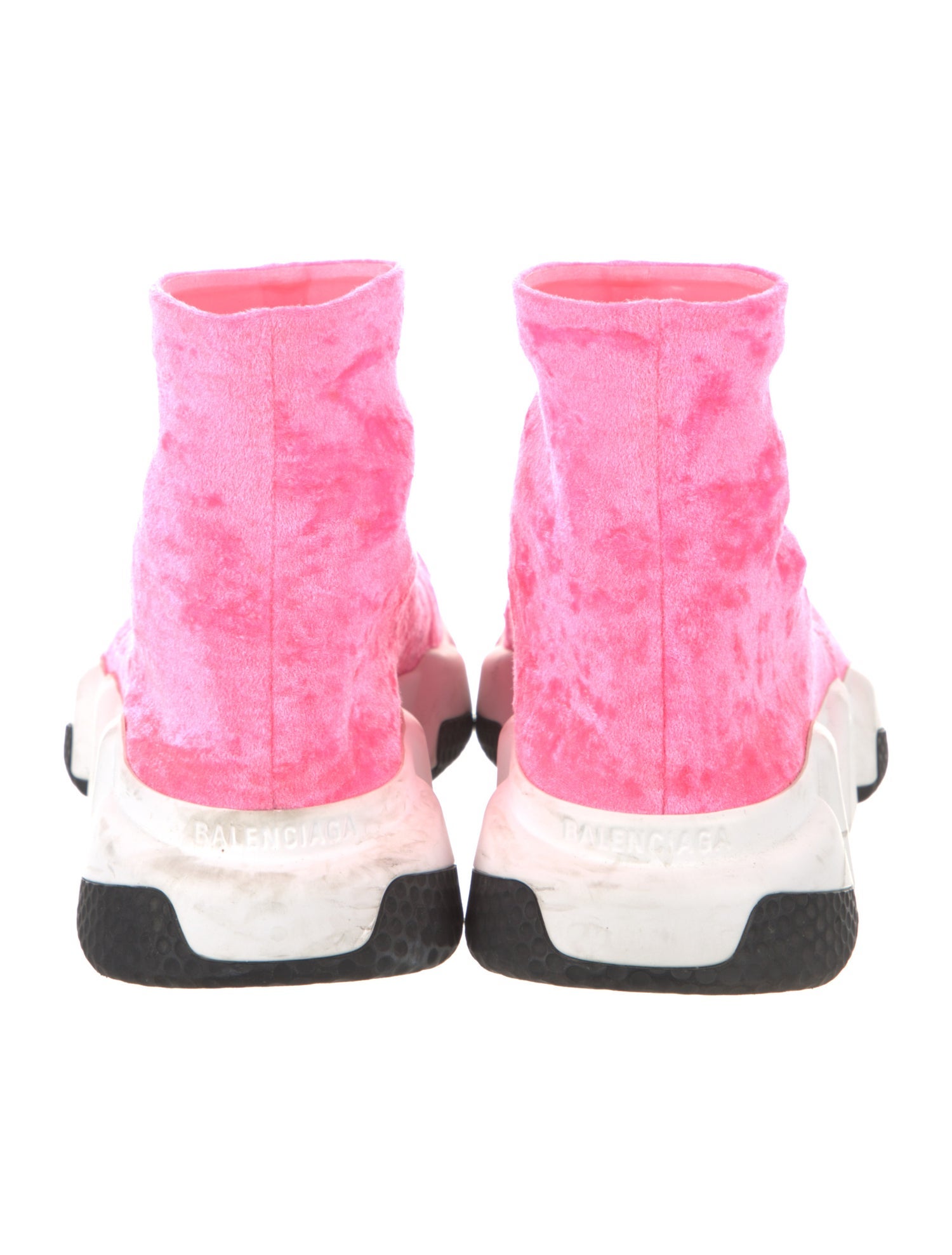 Balenciaga Speed Trainer 'Velvet' Sock Sneakers