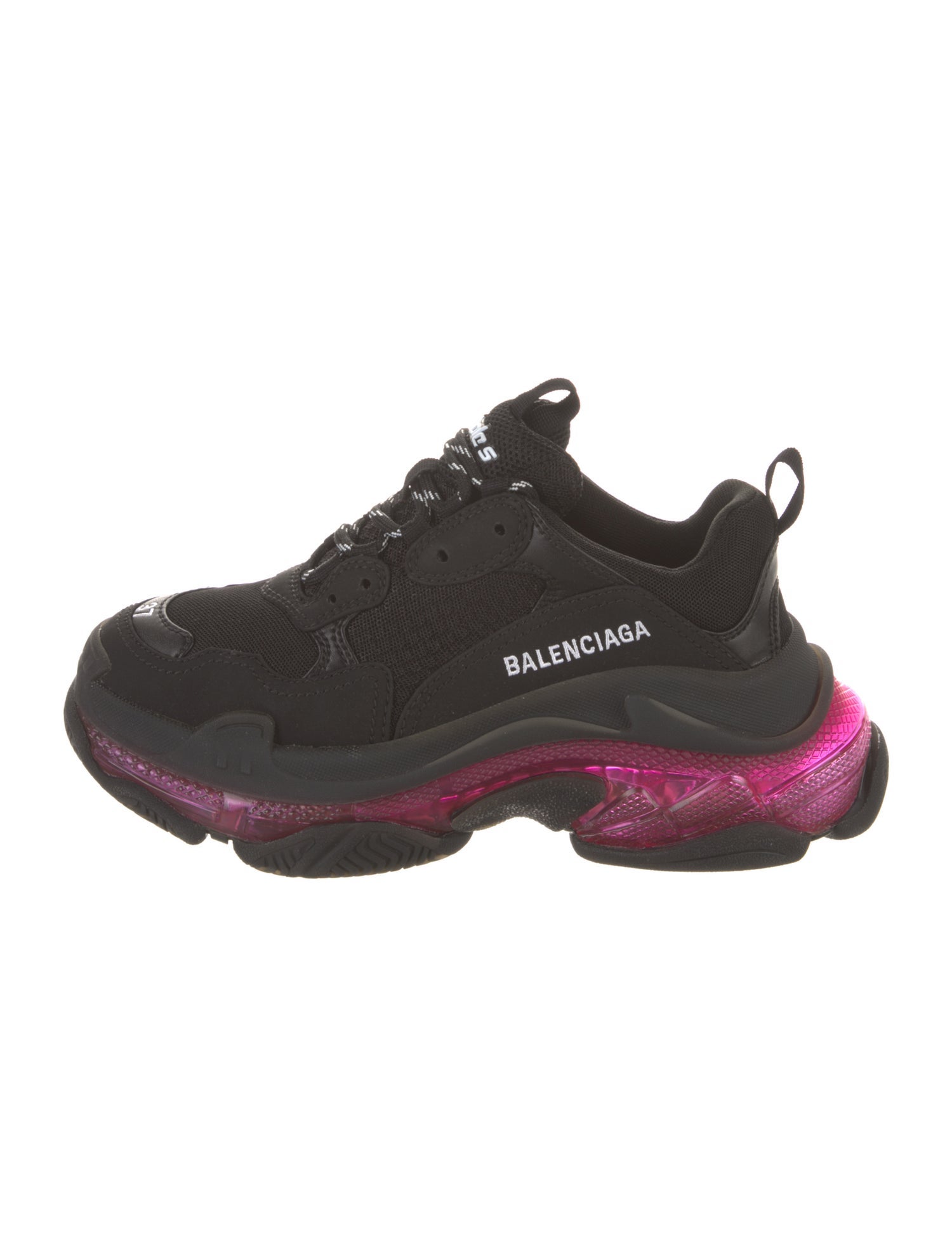 Balenciaga Triple S Clear Sole Chunky Sneakers