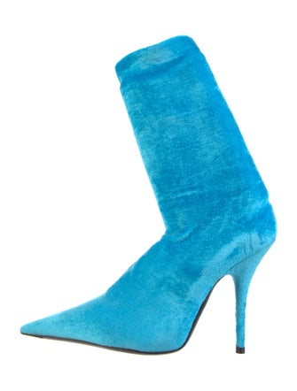 Balenciaga Velvet Sock Boots
