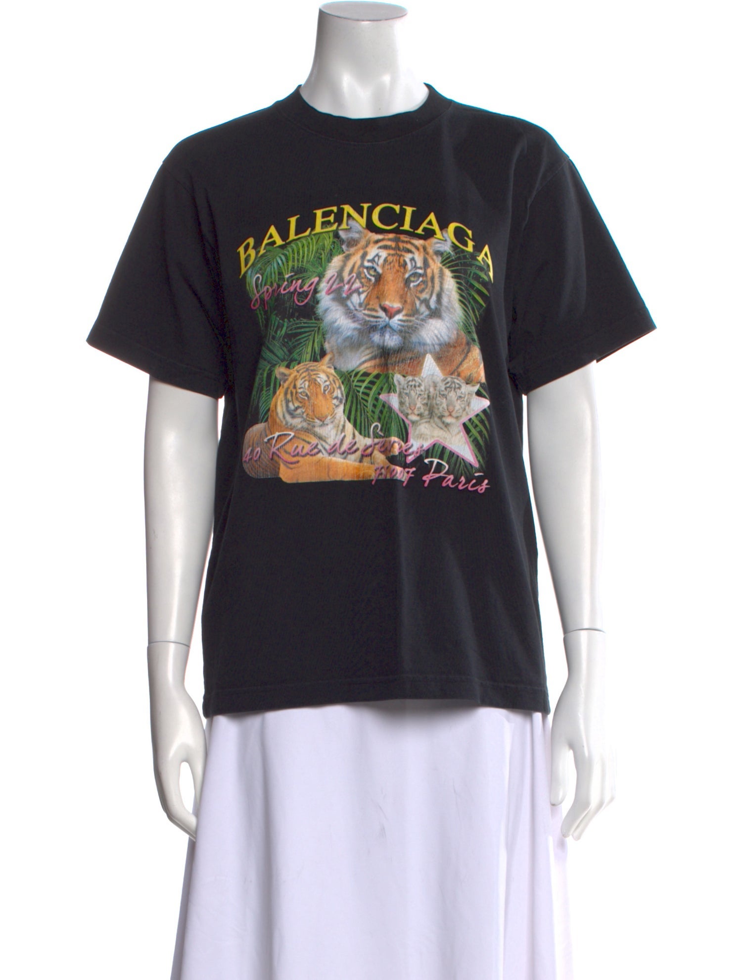 Balenciaga 2021 Graphic Print T-Shirt