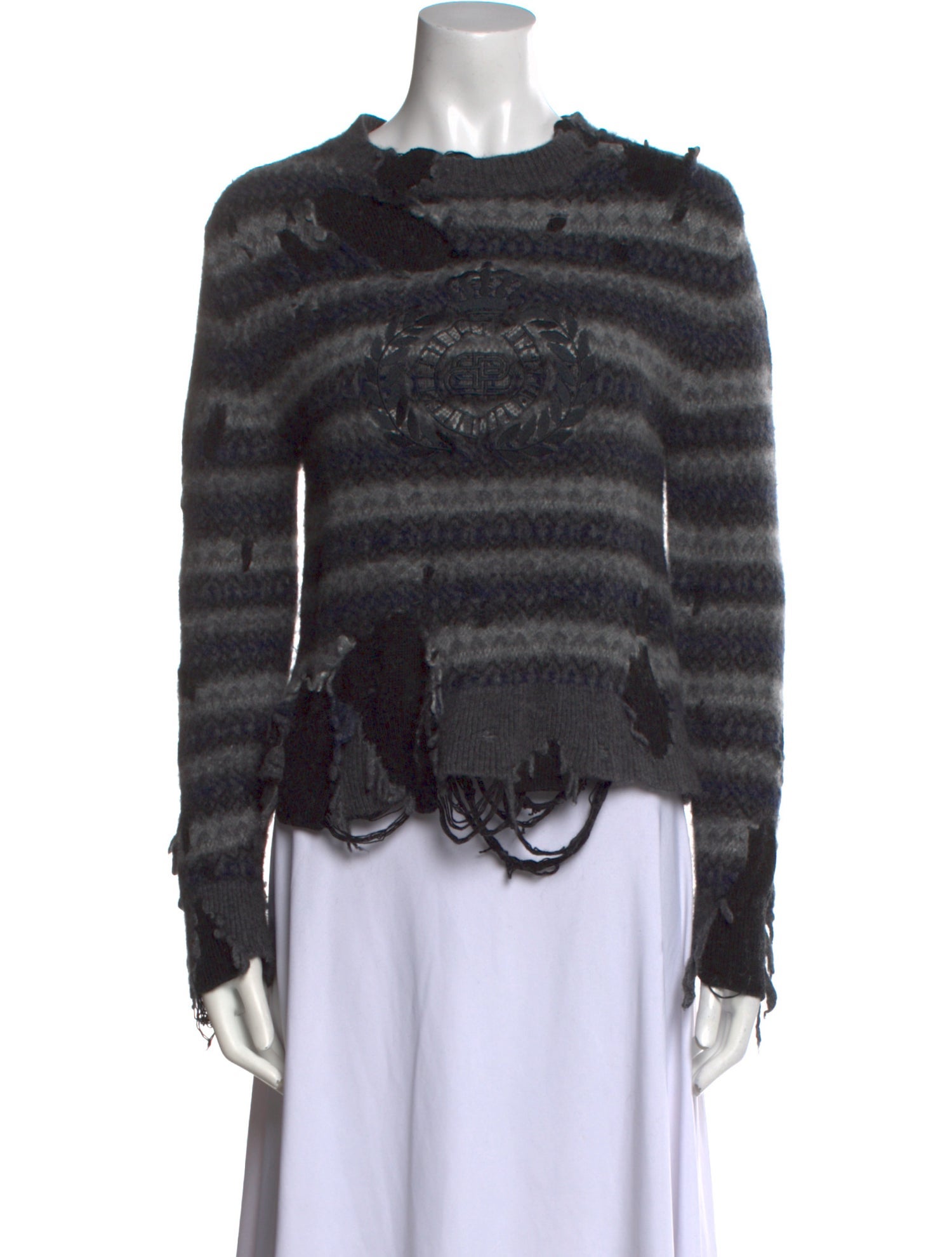 Balenciaga 2021 Striped Sweater