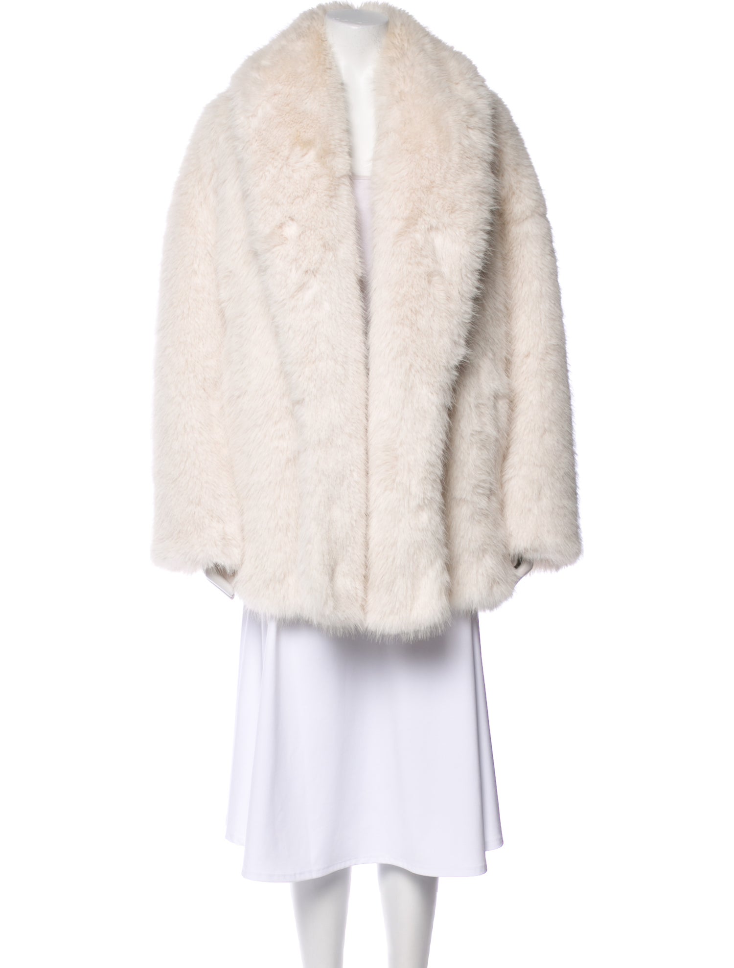 Balenciaga 2023 Faux Fur Faux Fur Jacket