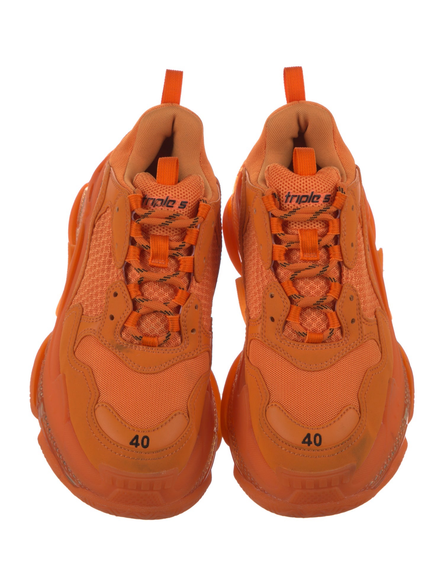 Balenciaga Triple S 'Clear Sole' Chunky Sneakers