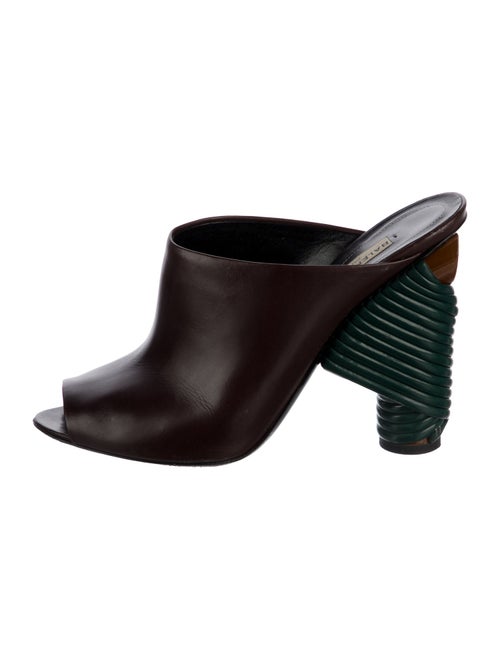 Balenciaga Leather Slides