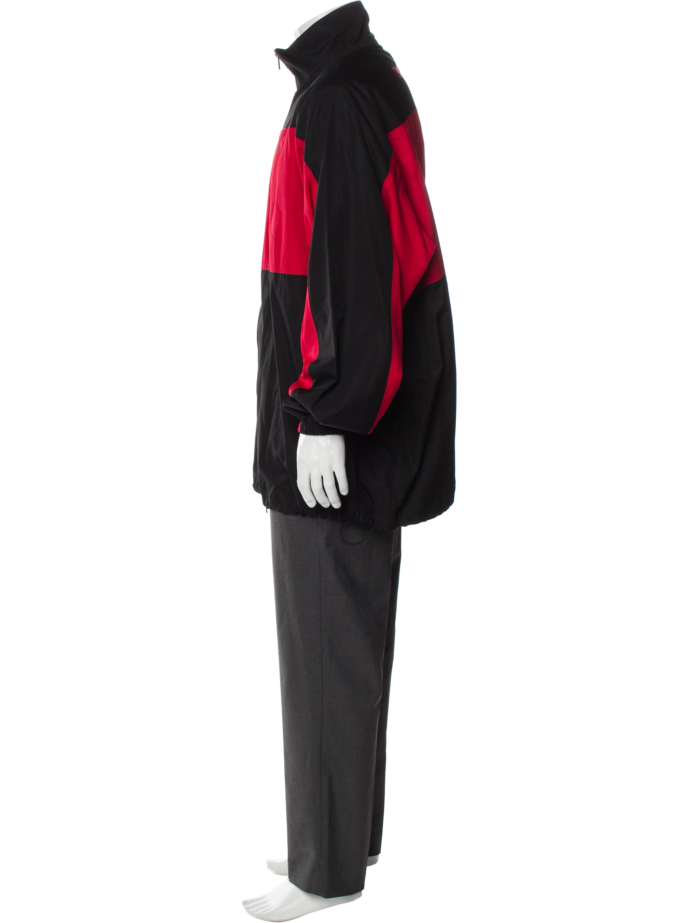 Balenciaga 2019 Colorblock Pattern Parka w/ Tags