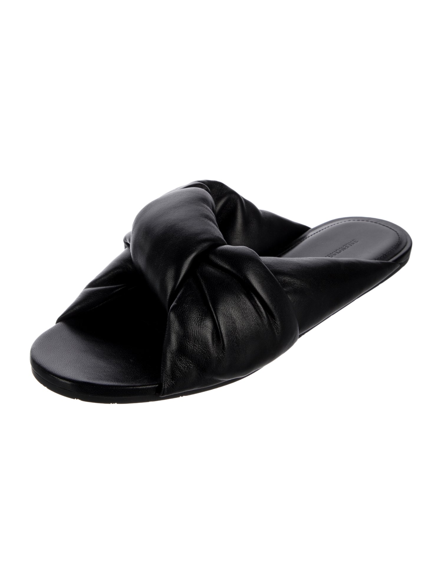 Balenciaga Leather Slides