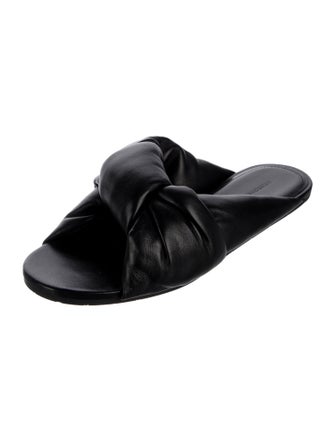 Balenciaga Leather Slides