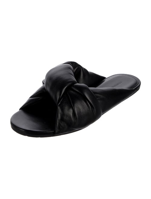 Balenciaga Leather Slides