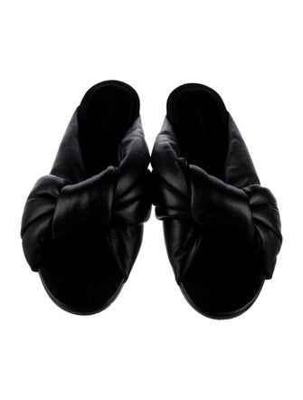 Balenciaga Leather Slides