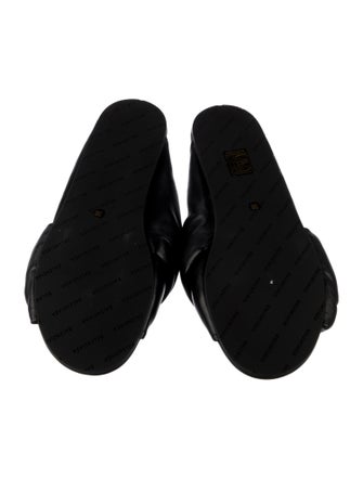 Balenciaga Leather Slides