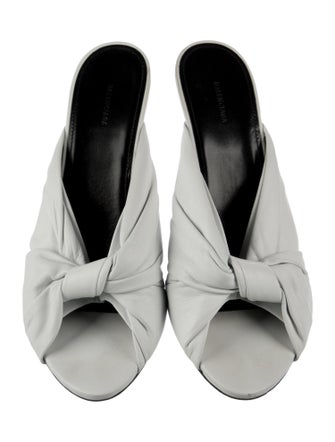 Balenciaga Leather Slides