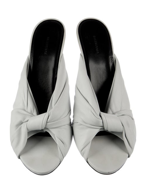 Balenciaga Leather Slides