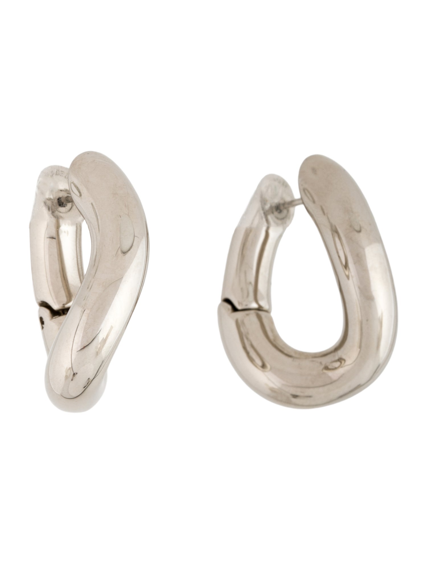 Balenciaga Loop Hoop Earrings