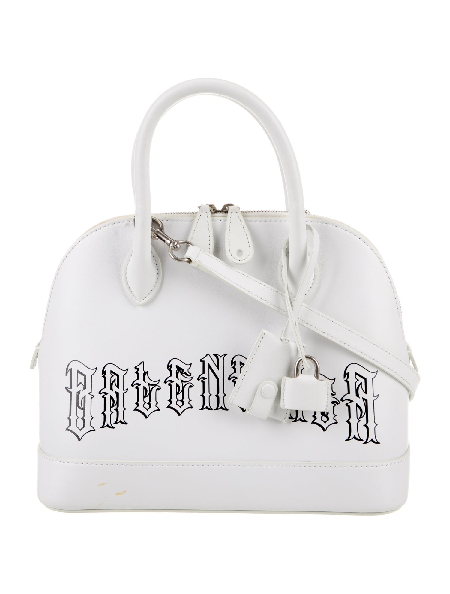 Balenciaga Leather Ville Top Handle Bag Small