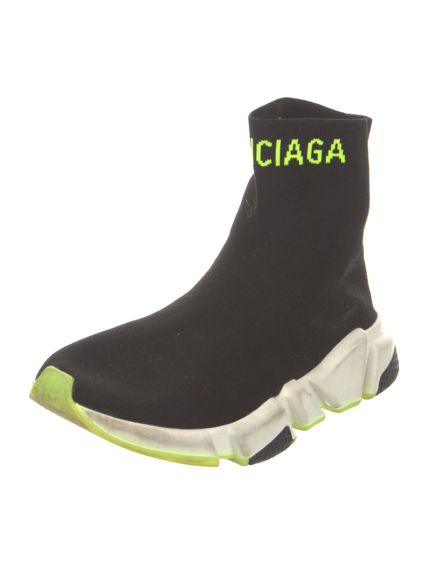 Balenciaga Logo Speed Trainer Sock Sneakers