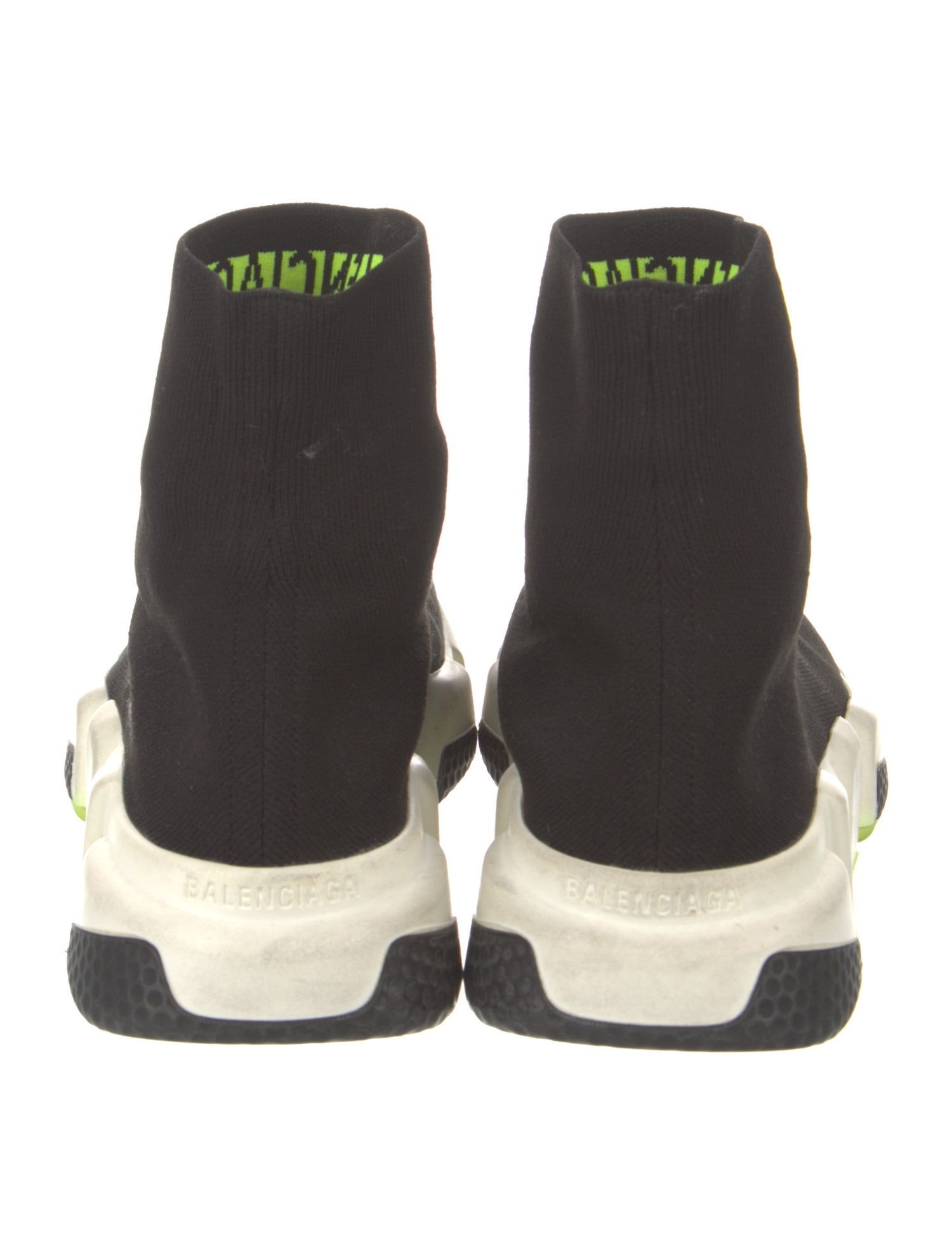 Balenciaga Logo Speed Trainer Sock Sneakers