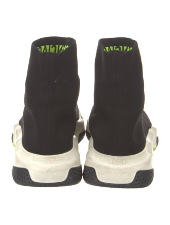 Balenciaga Logo Speed Trainer Sock Sneakers