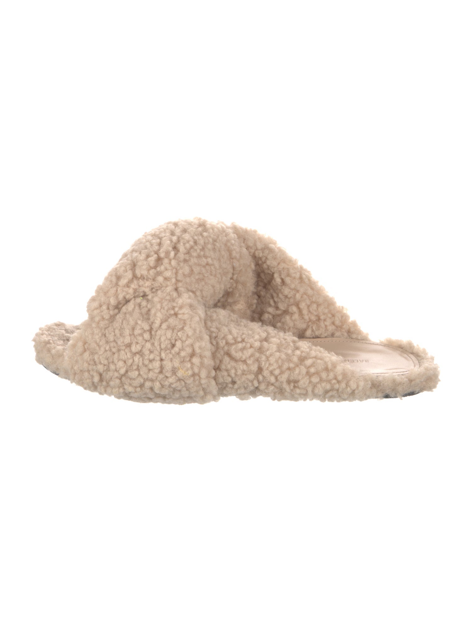 Balenciaga Shearling Slides