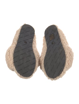 Balenciaga Shearling Slides