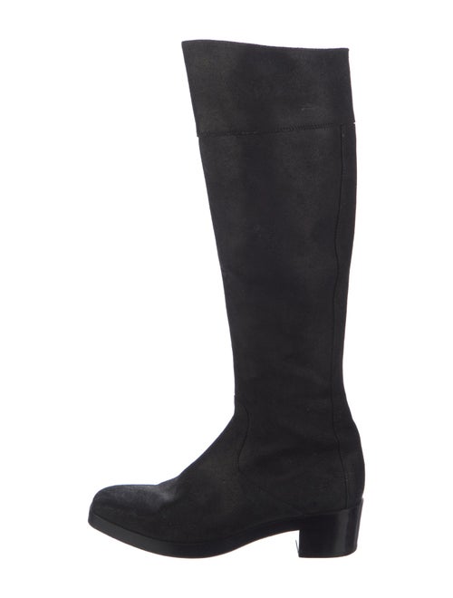 Balenciaga Suede Riding Boots