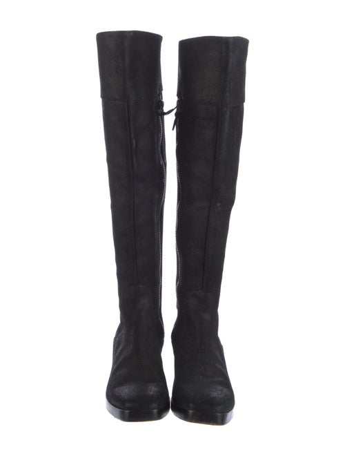 Balenciaga Suede Riding Boots