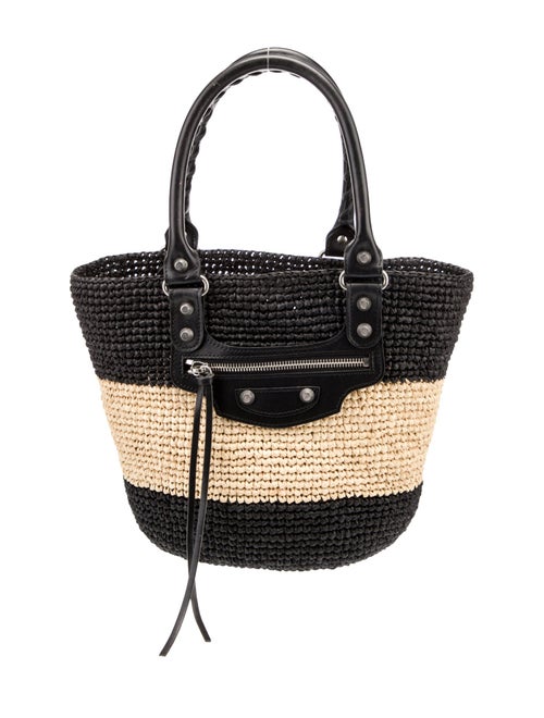 Balenciaga Raffia Panier