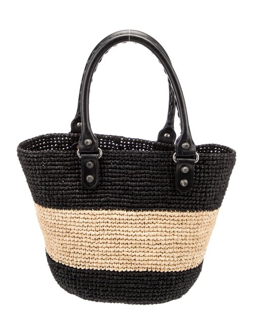 Balenciaga Raffia Panier