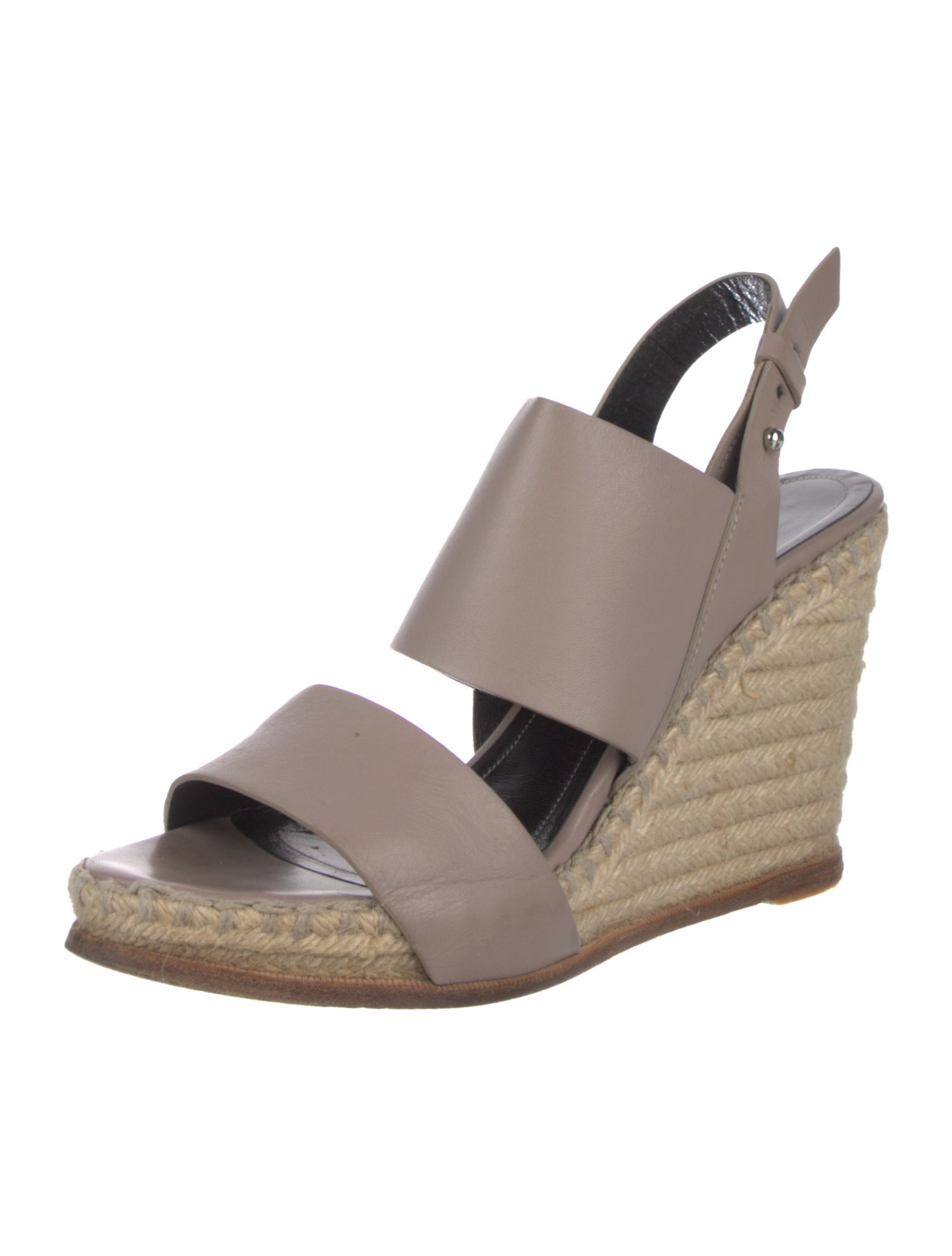 Balenciaga Leather Espadrilles