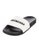 Balenciaga Rubber Graphic Print Slides