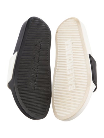 Balenciaga Rubber Graphic Print Slides