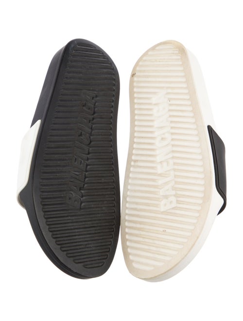 Balenciaga Rubber Graphic Print Slides