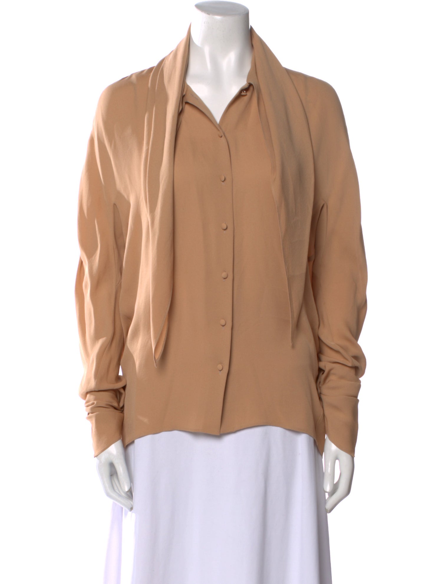 Balenciaga 2016 Silk Button-Up Top w/ Tags