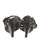 Balenciaga Leather Studded Accents Gladiator Sandals