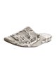 Balenciaga Snakeskin Animal Print Mules
